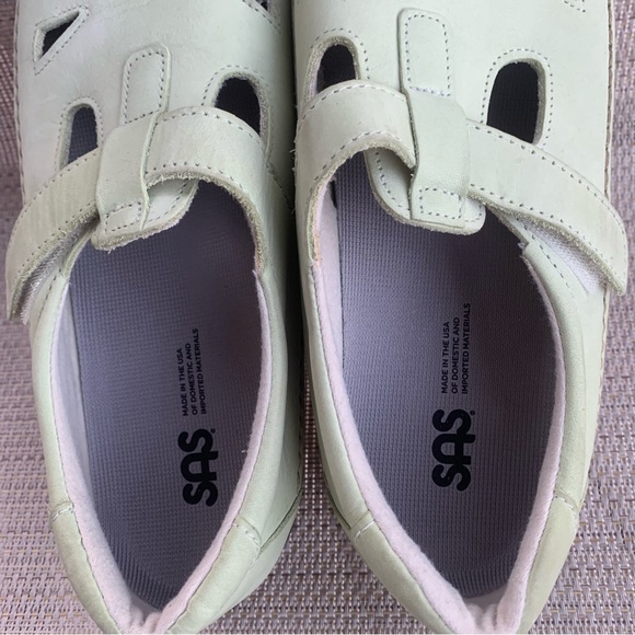 SAS Pistachio Roamer Slip-on VelClosure Size 8WW With Breathable Cut-outside - Picture 8 of 14